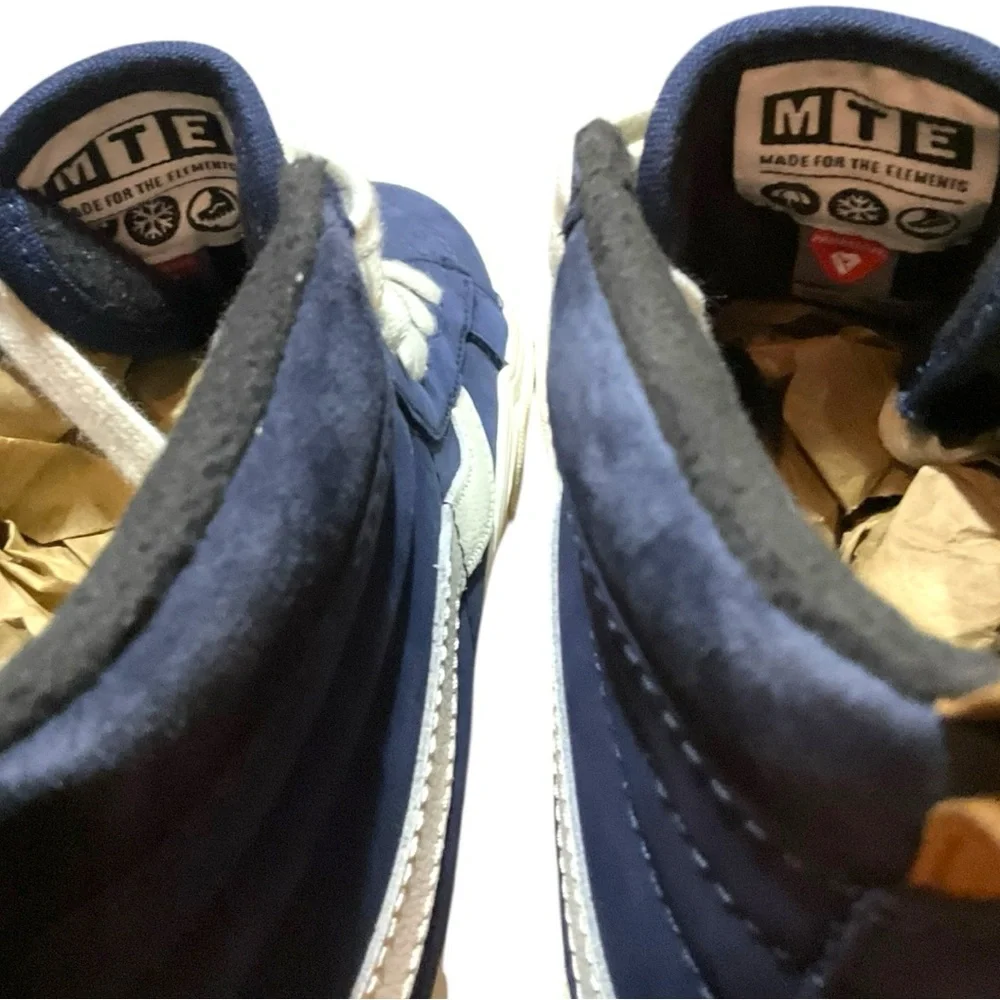 👟 Vans Sk8-Hi MTE Navy Blue White‎ High Top Sneakers Men’s 8